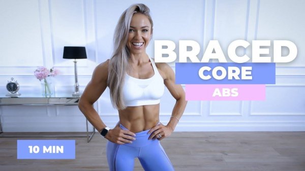 Caroline Girvan - 10 Min BRACED CORE AND ABS WORKOUT at Home