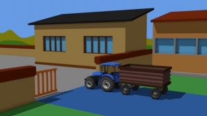 Tractors, Farm Machinery, Excavators, Bulldozer and Street Vehicles for Children - Video For kids