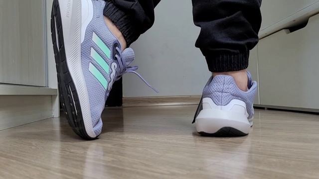 Review Tênis Adidas Runfalcon 3.0 Prata | Comprado Na Netshoes | Demonstração No Pé | On Feet смотреть онлайн