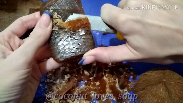 Дегтярное мыло /Кубики асмр / ASMR / Cut soap / Cubes смотреть онлайн
