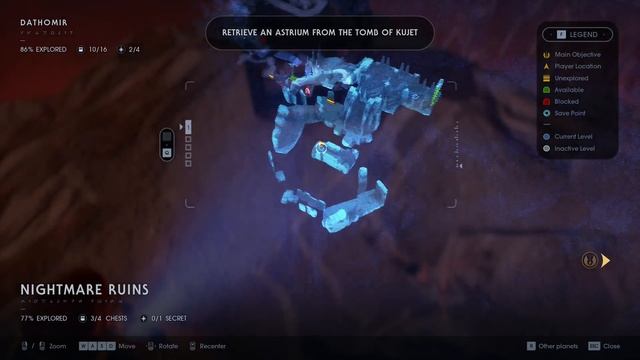 Dathomir Nightmare Ruins 100% Explored Chests Secrets and Echo Star Wars смотреть онлайн