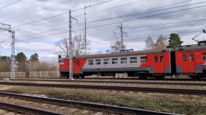 Электропоезд ЭД2Т-0043. Станция Орехово-Зуево