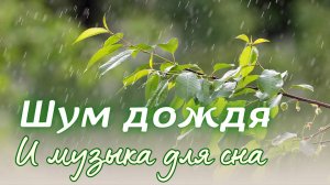 Целительная Расслабляющая Фортепианная Музыка и Лёгкие Звуки Дождя для Сна и Учёбы