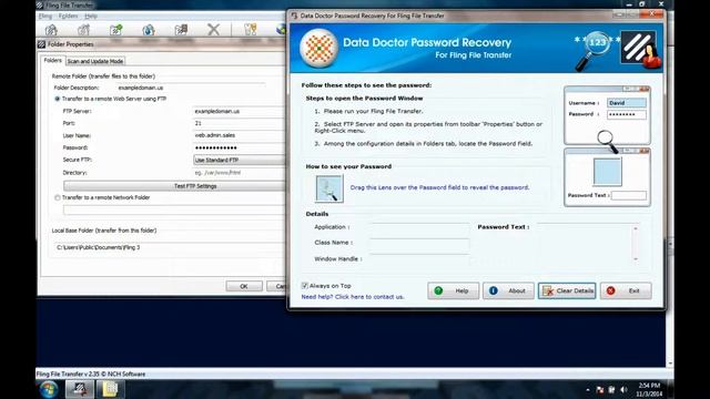 Free Password Recovery Restore Software For Fling File Transfer FTP File Transfer Protocol Freeware смотреть онлайн