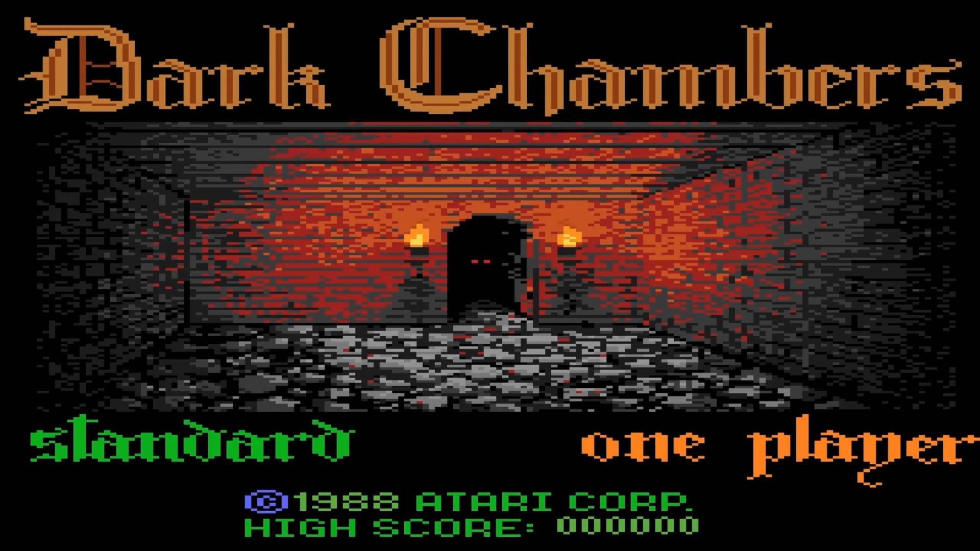Dark Chambers, (Atari 7800, 1988) - Прохождение. Уровни A-Z