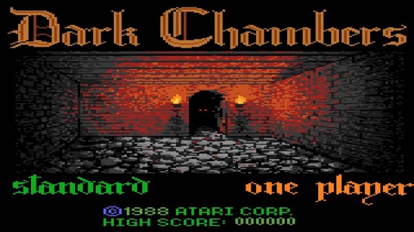 Dark Chambers, (Atari 7800, 1988) - Прохождение. Уровни A-Z