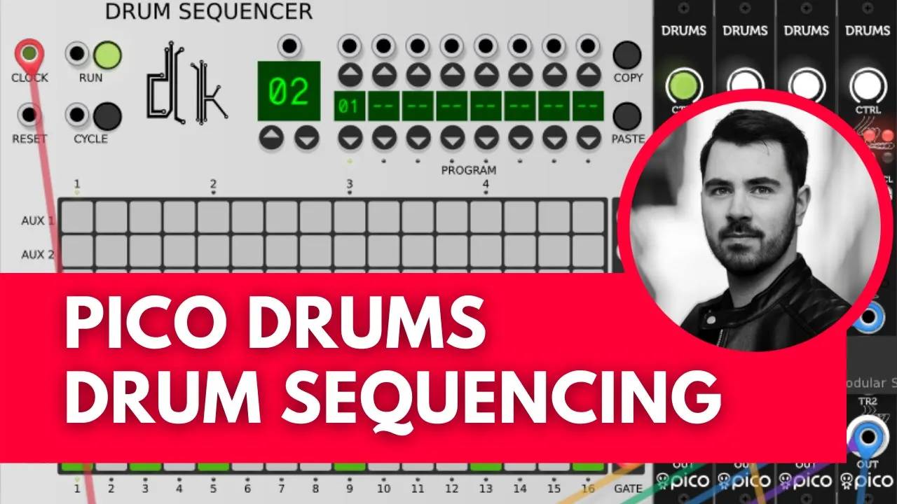 19 - Pico Drums Tutorial in VCV Rack 2 смотреть онлайн