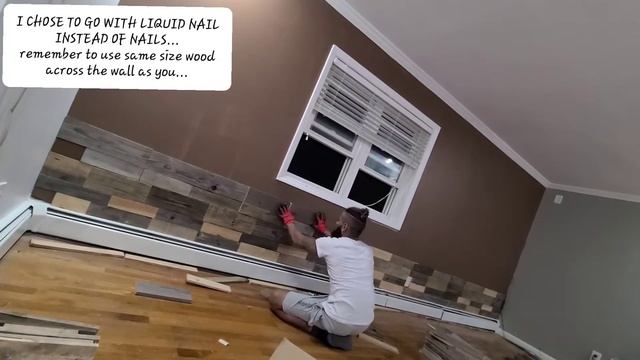 DIY PALLET Wood Accent Wall смотреть онлайн
