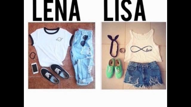 Lisa and Lena - Each clothing style one смотреть онлайн