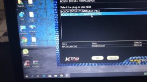 Прошивка Hyundai SantaFe блок EDC1639 с помощью KTAG