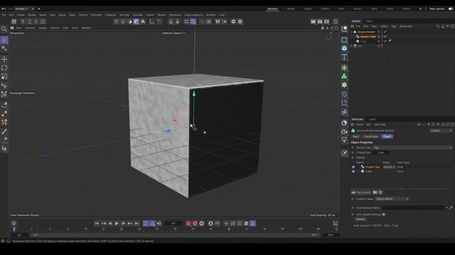 Using the Shader Field In Cinema 4D with the Volume Builder смотреть онлайн