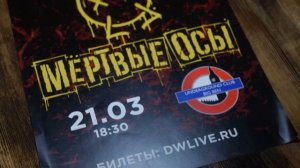 Интервью у группы «Мёртвые Осы» перед Тверским концертом в клубе «Big Ben»