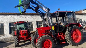 Погрузчик Metal Fach T-219 на тракторе Беларус, МТЗ-82 с балочным мостом