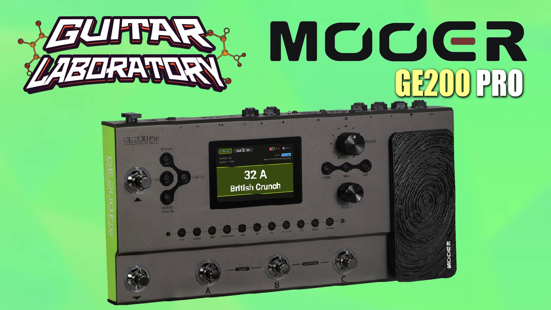 Гитарный процессор Mooer GE200 Pro смотреть онлайн