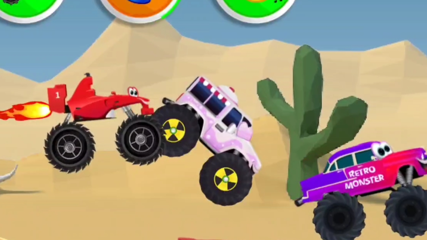 Monster Truck Racing Game. Монстр трак
