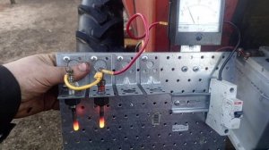 Испытание свечей накала Д-21 (трактор Т-25).