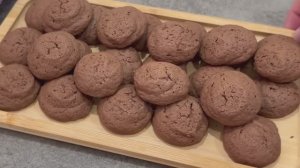 Шоколадное печенье из какао / Домашнее шоколадное печенье из какао в духовке (мягкое и вкусное)
