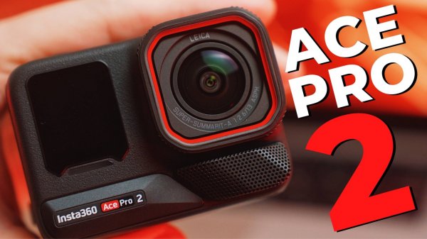 Insta360 Ace Pro 2 - экшн камера с откидным дисплеем. Что??? Самый большой обзор Insta360 Ace Pro 2