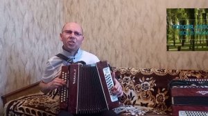 "Тополя,тополя,все в пуху".(Дворовая песня).Кавер-версия.Гармонь.