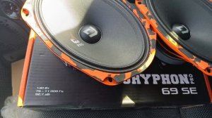 Яркие динамики с отличным звуком в размере 6х9  DL Audio gryphon PRO 69 se.