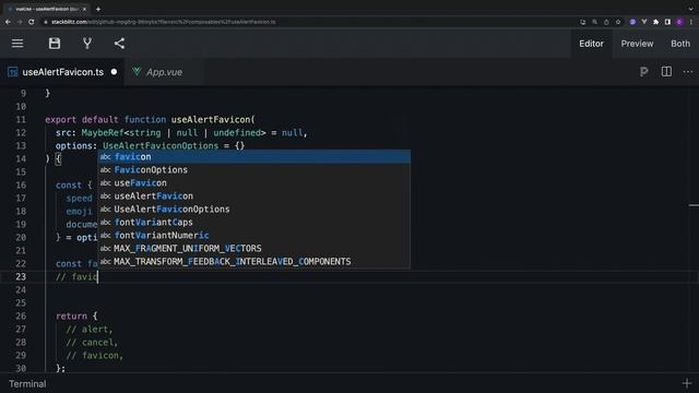 02-Create a Custom useAlertFavicon Composable смотреть онлайн