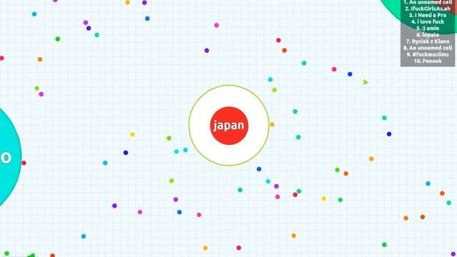 Agar.io "Агарио" приключения большого Japan. Я попал в топ 10. смотреть онлайн
