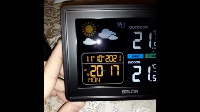 Abosea Stazione Meteo Con Sensore Esterno, Bella, Precisa E Luminosa