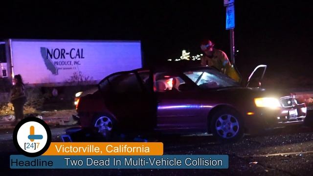 Two Dead In Victorville Collision (Mojave Dr. & Amethyst Rd.) смотреть онлайн