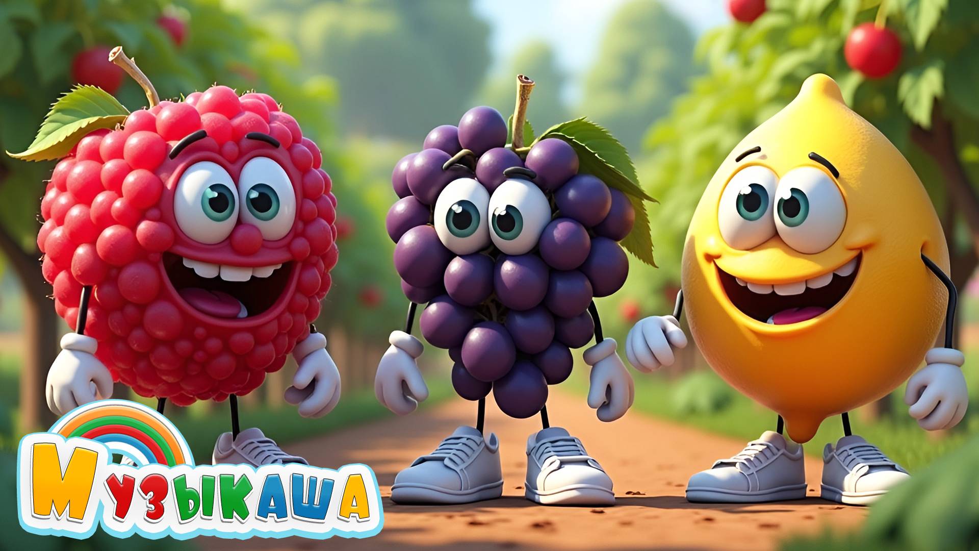 Песенка про фрукты и ягоды | Весёлая песня для малышей. смотреть онлайн