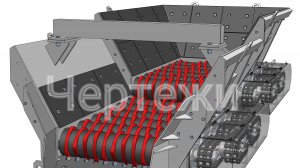 Грохот-питатель валковый после пластинчатого питателя
