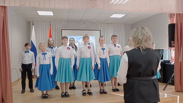 Вокальная группа сводного хора. «Треугольники писем солдатских». смотреть онлайн