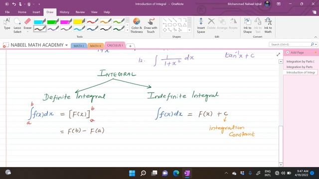 Introduction of Integral смотреть онлайн