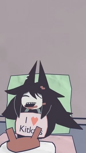 Мисс циркуль кормят киткатом