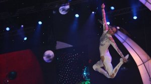 Воздушная гимнастка Любовь Соколова  "Космическая фантазия" (Space fantasy)