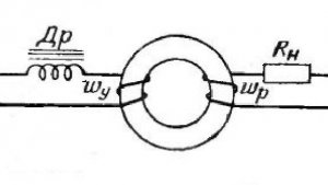 Параметрическое управление 2. 
Магнитный усилитель
