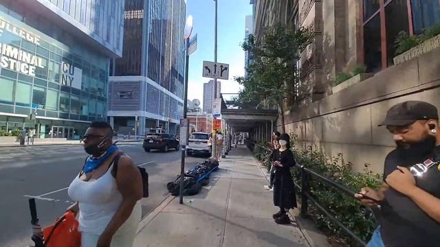 🔴 NYC LIVE Walking Times Square, Columbus Circle, Riverside Park South (Hudson River) Humidity 95%