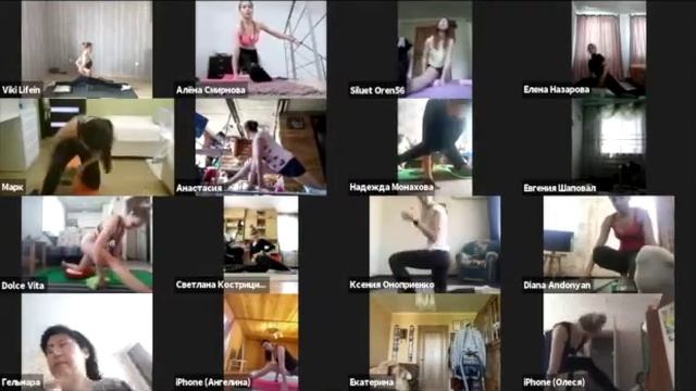 Тренировка на продольный шпагат в клубе LifeIn смотреть онлайн