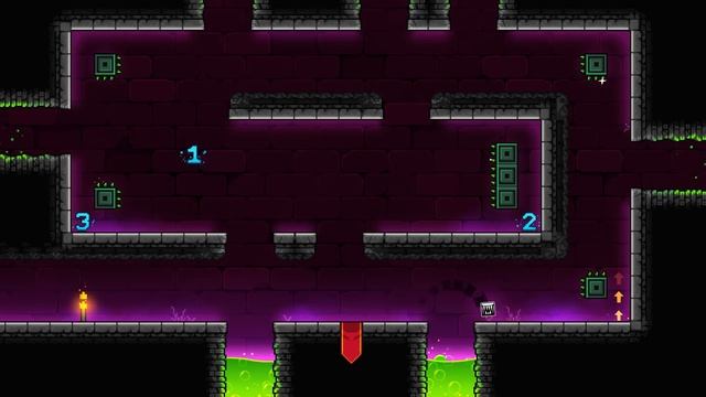 Играем в Геометрии дэш - Dash ТОЛЬКО с Кубом — Geometry Dash смотреть онлайн