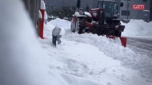 Отвал для снега с поворотом для погрузчика