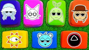 УГАДАЙ, какой персонаж Спрунки выйдет из овальных кубиков, Sprunki GUESS