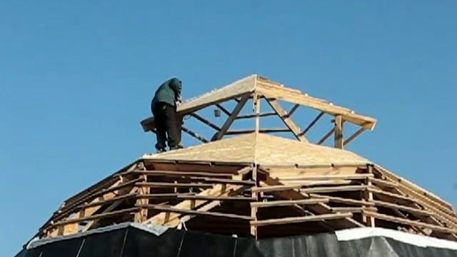 Купольный дом своими руками. Часть 6 смотреть онлайн