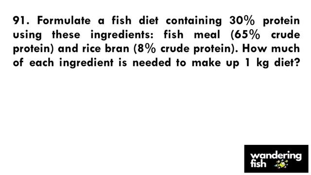 [Q81-100] REVIEW QUESTIONS AND ANSWERS IN AQUACULTURE 2 смотреть онлайн