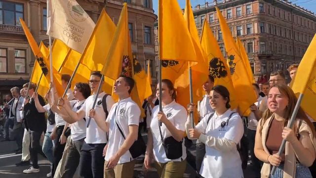 Мы русские! С нами Бог! Петербург Крестный ход Александра Невского! Мы здесь! смотреть онлайн