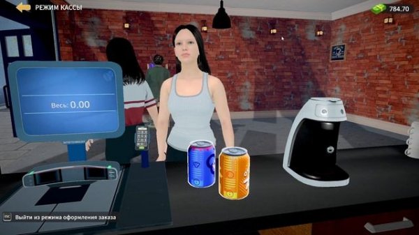 Открыл свою кофейню!!! / My Cafe Manager Simulator