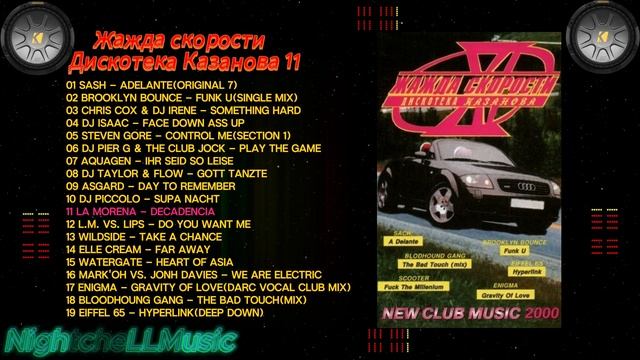 Музыка жажда скорости, дискотека Казанова 11 , 90s