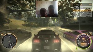 Играем в геометри даш  нфс мост вантед