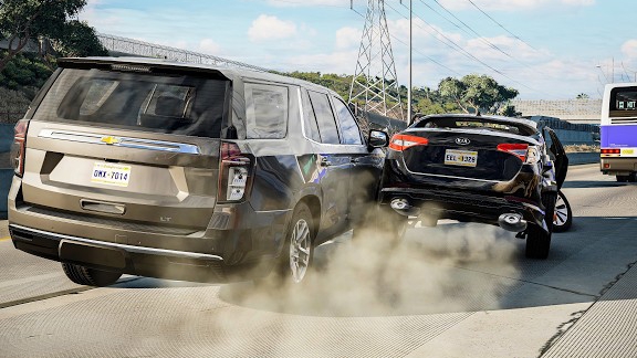 Реалистичные аварии на трассе #7 Beam ng Drive