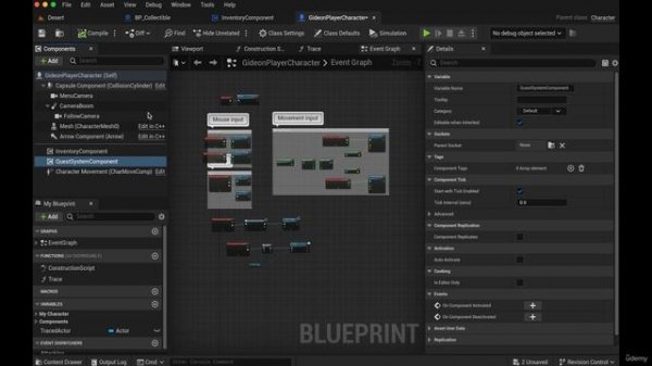 47 Quest actor and component