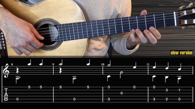 SCARBOROUGH FAIR на Гитаре. Уроки Гитары. Ноты и Табы My Guitar смотреть онлайн