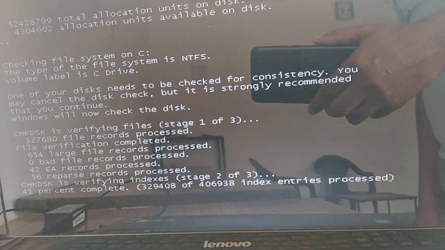 Repairing Windows File System using CHKDSK Command смотреть онлайн